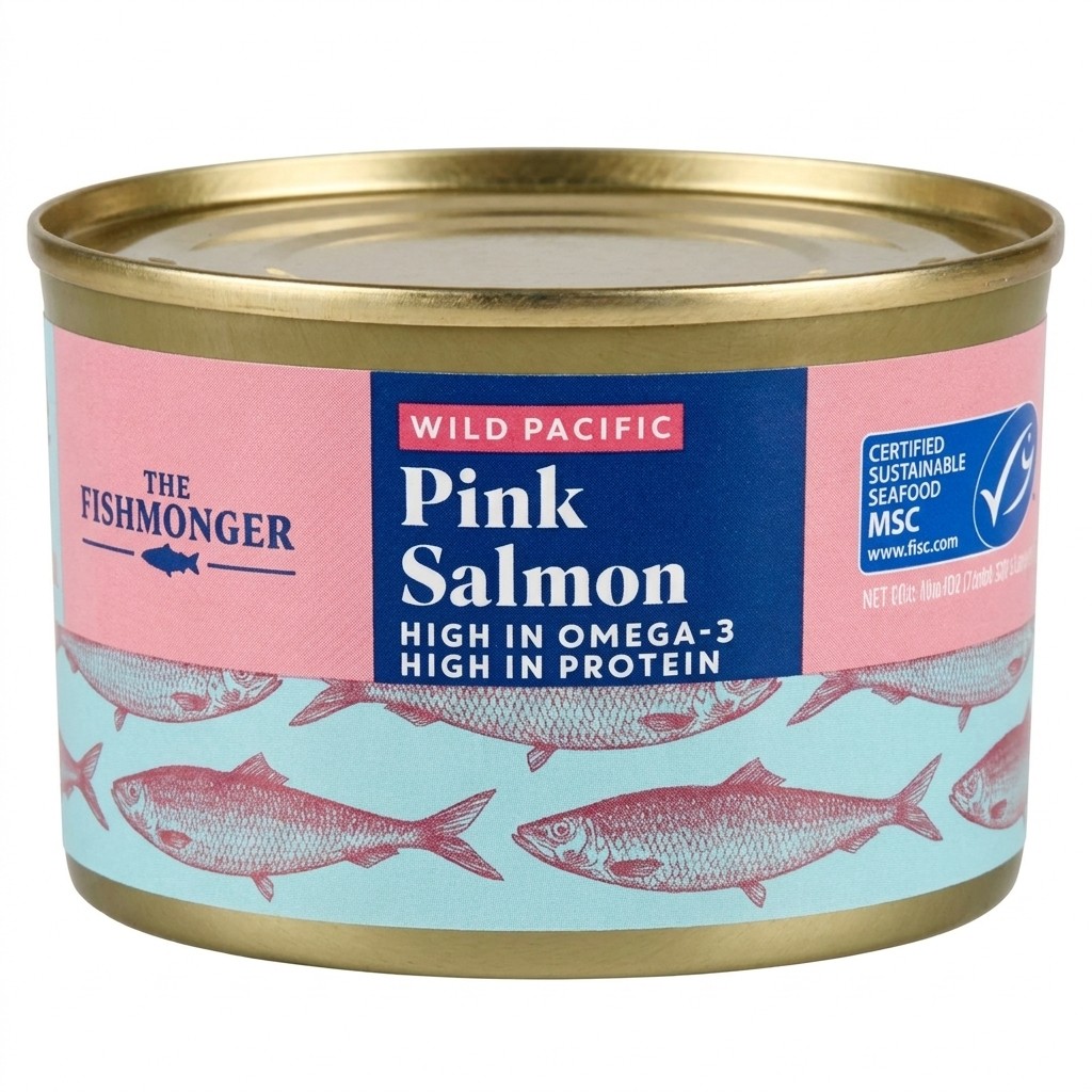 The Fishmonger Wild Pacific Pink Salmon 212g