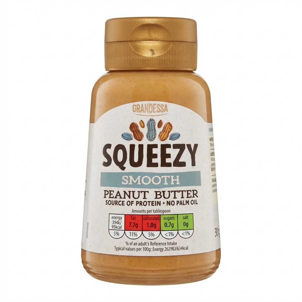 Grandessa Squeezy Smooth Peanut Butter 320g