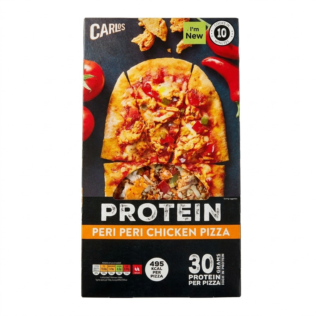 Carlos Protein Peri Peri Chicken Pizza 261g