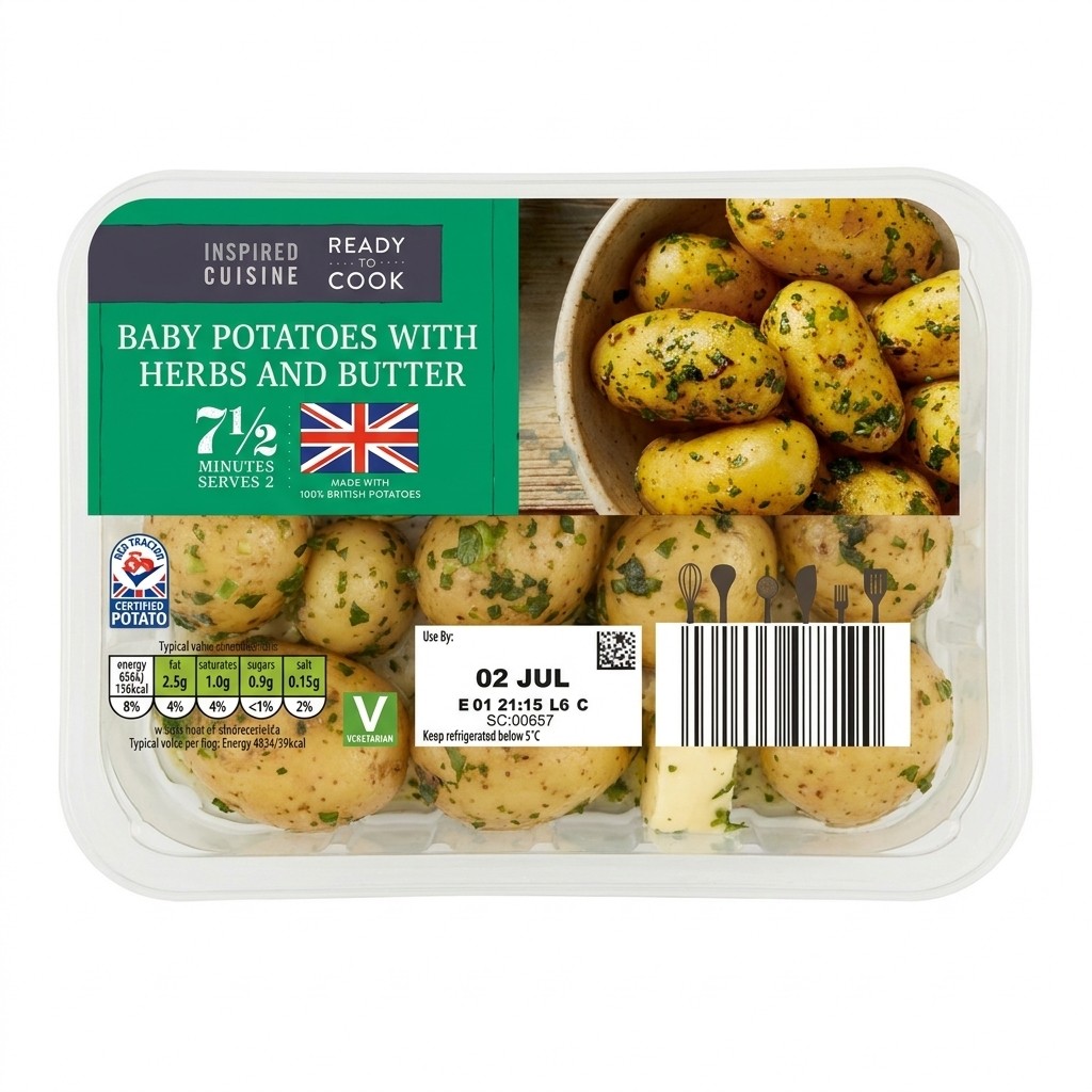 Inspired Cuisine Baby Potatoes with Herbs and Butter 385g