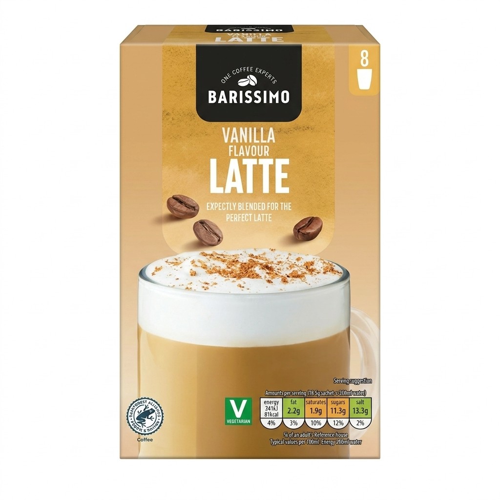 Barissimo Vanilla Flavour Latte 148g