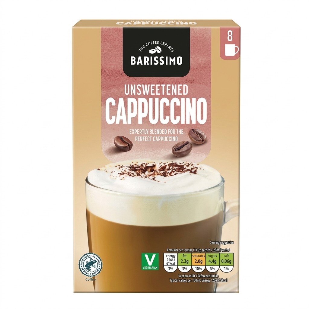 Barissimo Unsweetened Cappuccino 8x14.2g