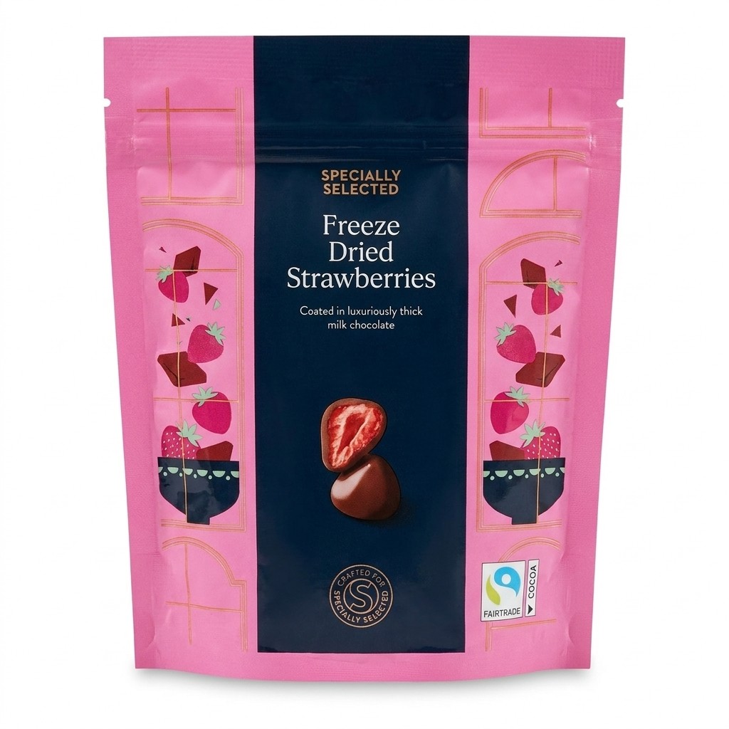Specially Selected Freeze Dried Strawberries 100g