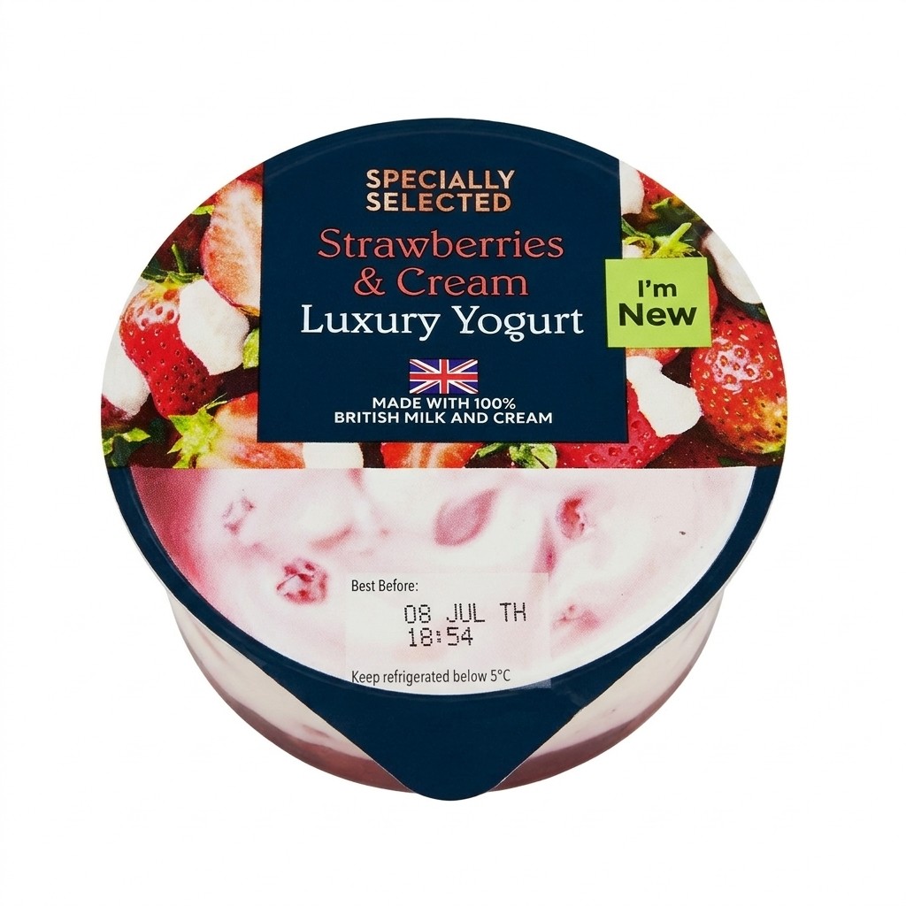 Specially Selected Strawberries & Cream Luxury Yogurt 150g