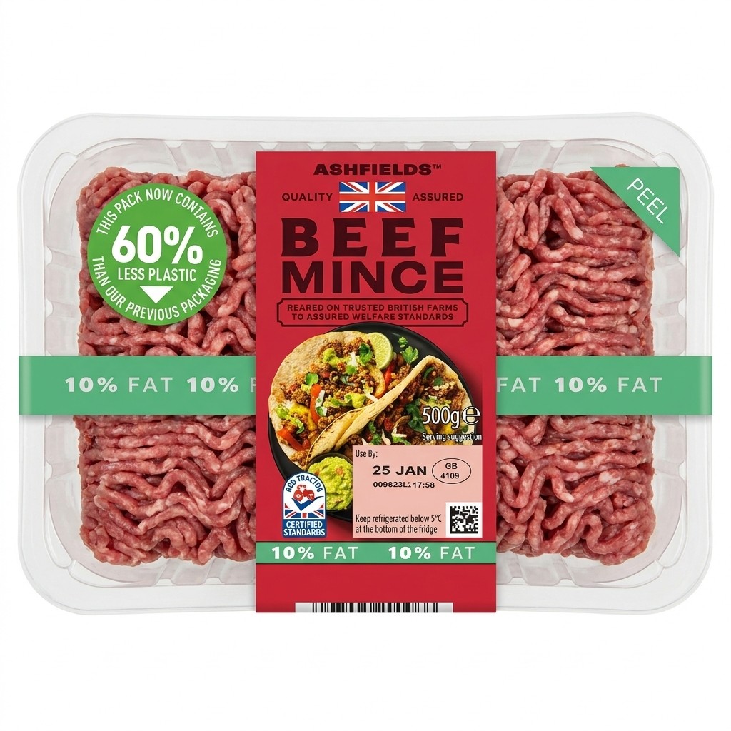 Ashfields Beef Mince 500g