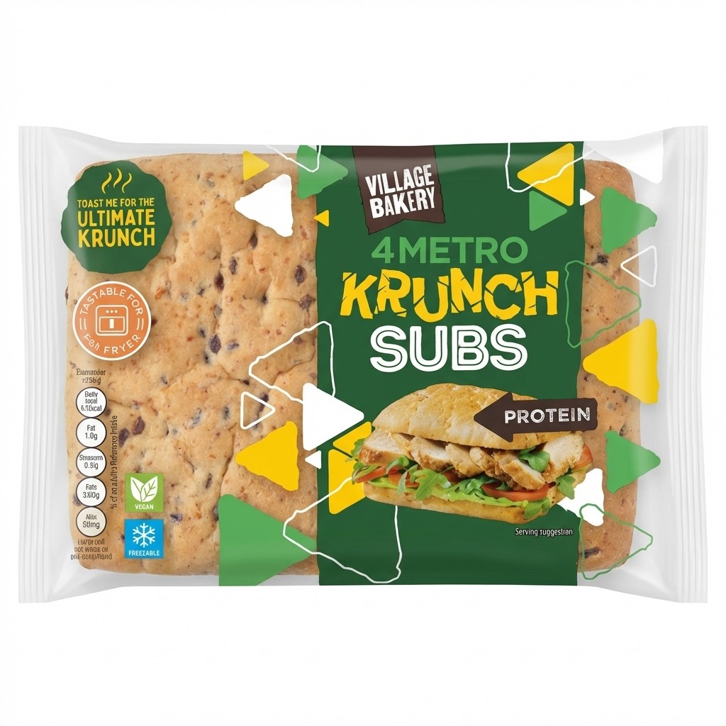 Village Bakery 4 Metro Krunch Subs