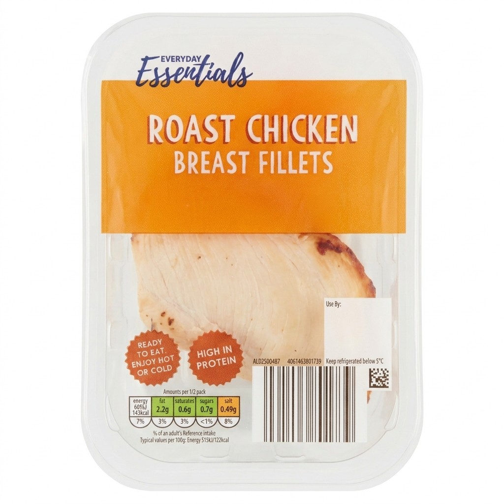 Everyday Essentials Roast Chicken Breast Fillets 235g