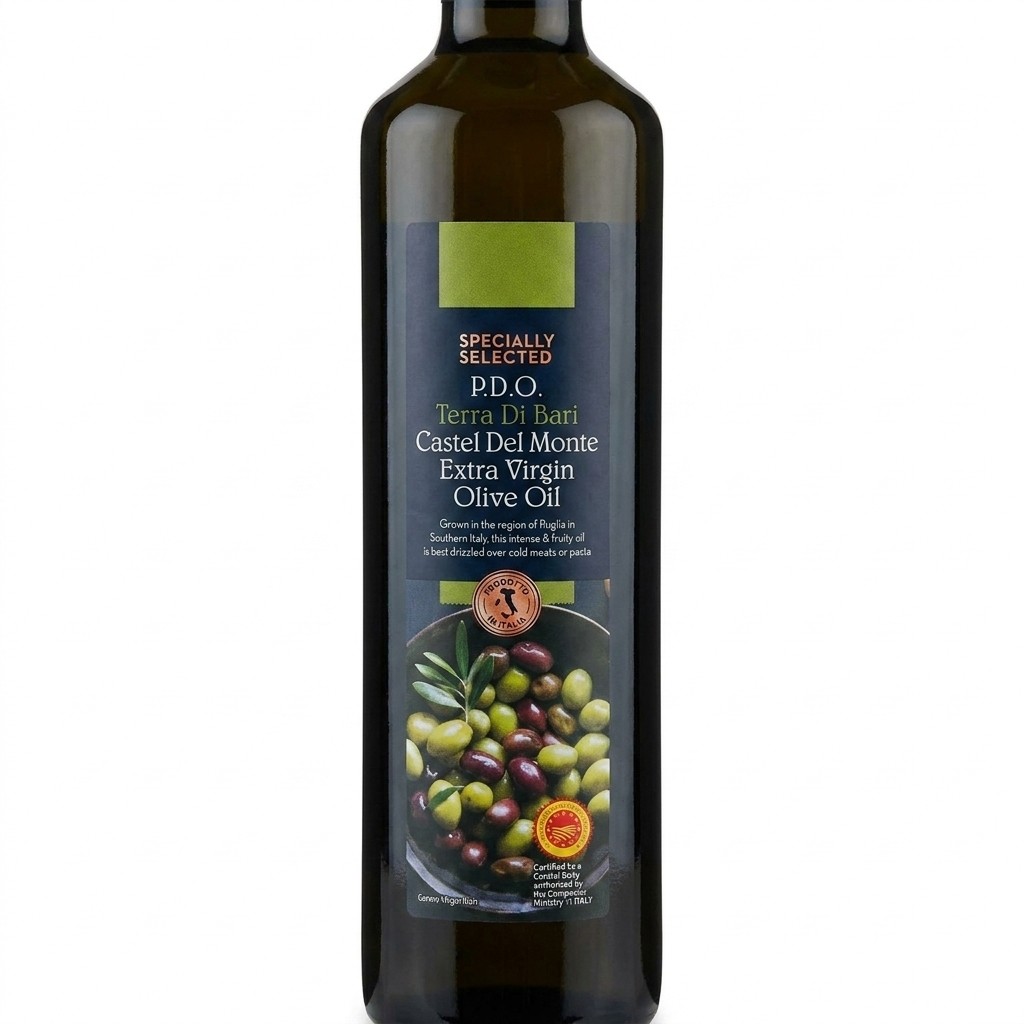 Specially Selected P.D.O. Terra Di Bari Castel Del Monte Extra Virgin Olive Oil 750ml