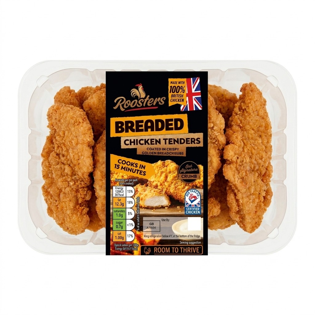 Roosters Breaded Chicken Tenders 305g
