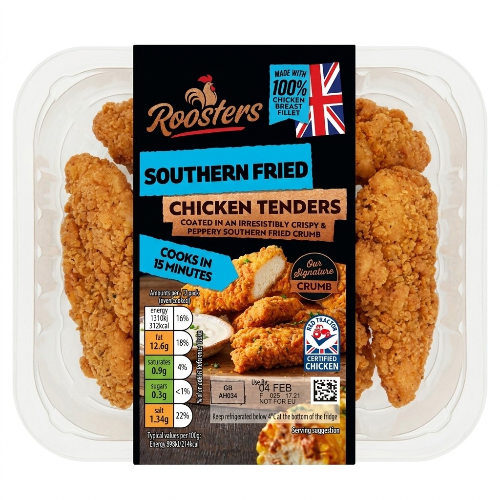 Roosters Southern Fried Chicken Tenders 305g