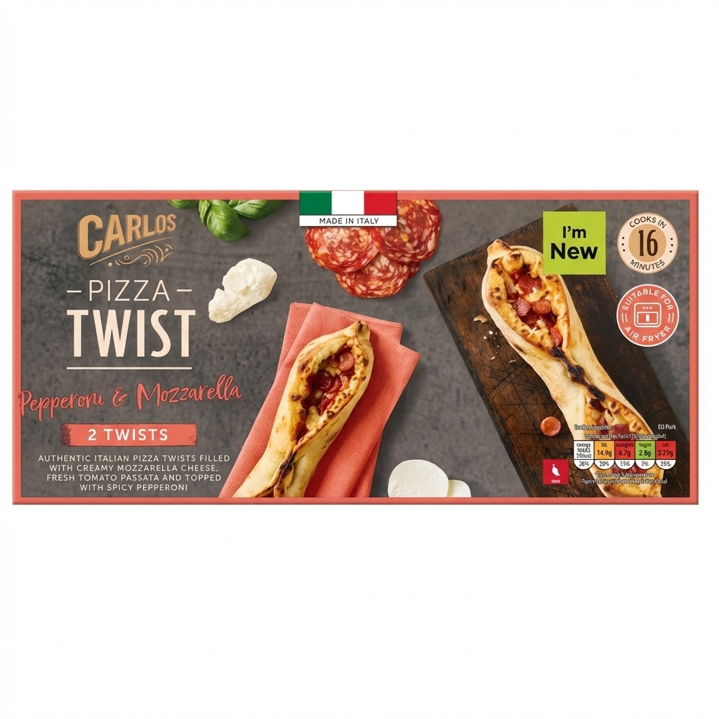 Carlos Pizza Twist Pepperoni & Mozzarella 300g