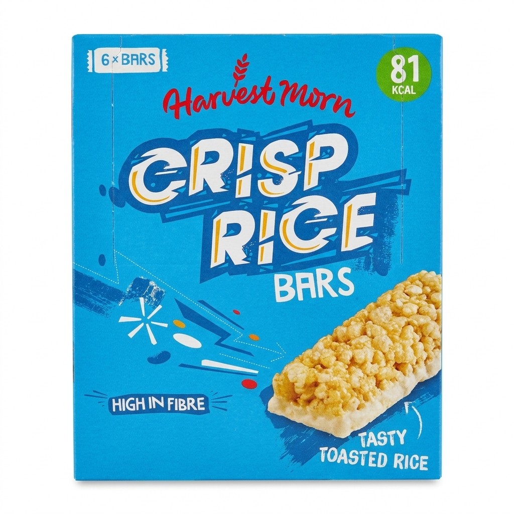 Harvest Morn Crisp Rice Bars 120g