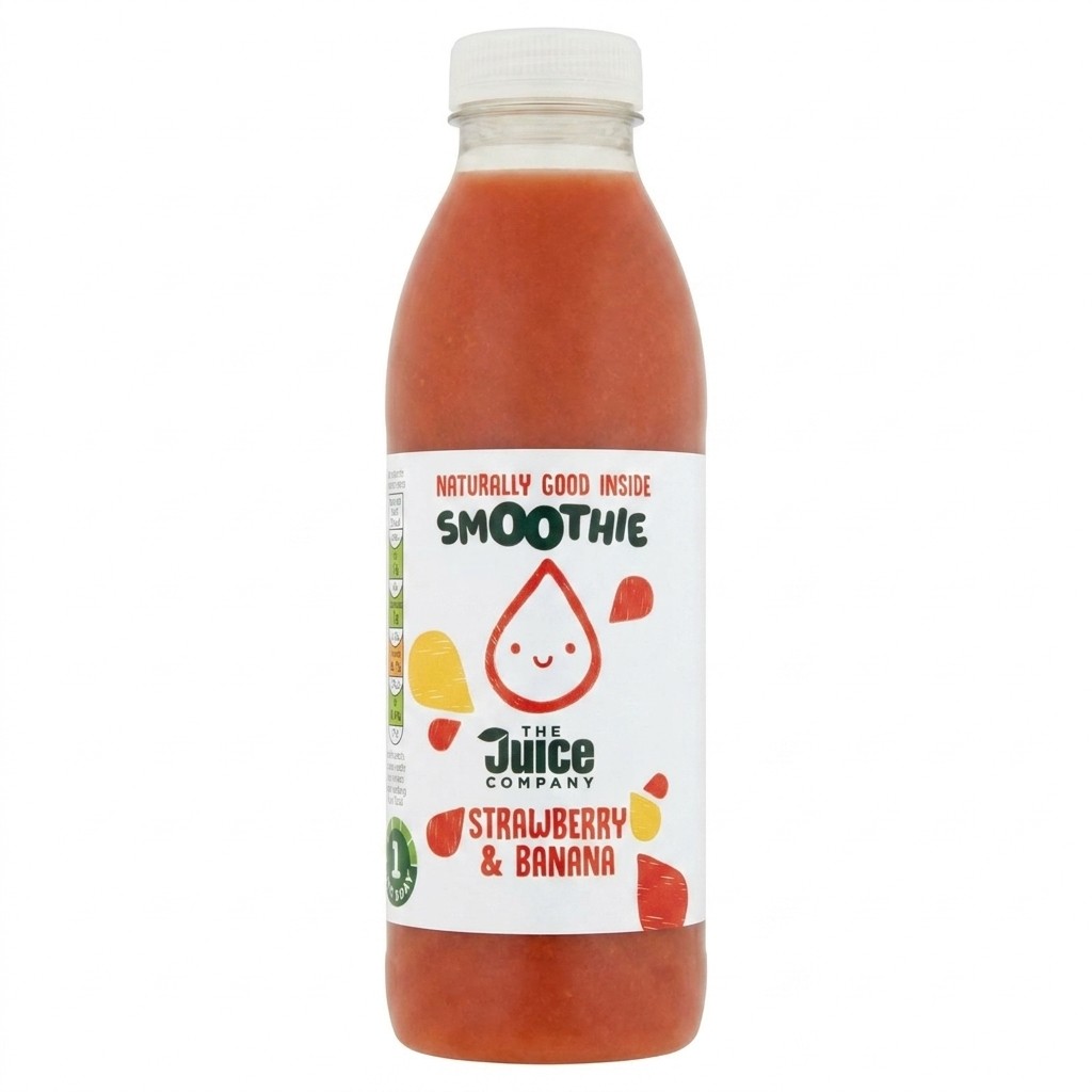 The Juice Company Strawberry & Banana Smoothie 750ml