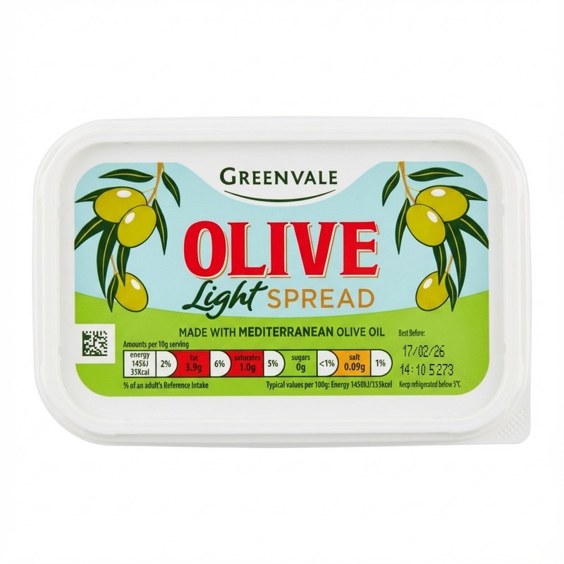 Greenvale Olive Light Spread 500g