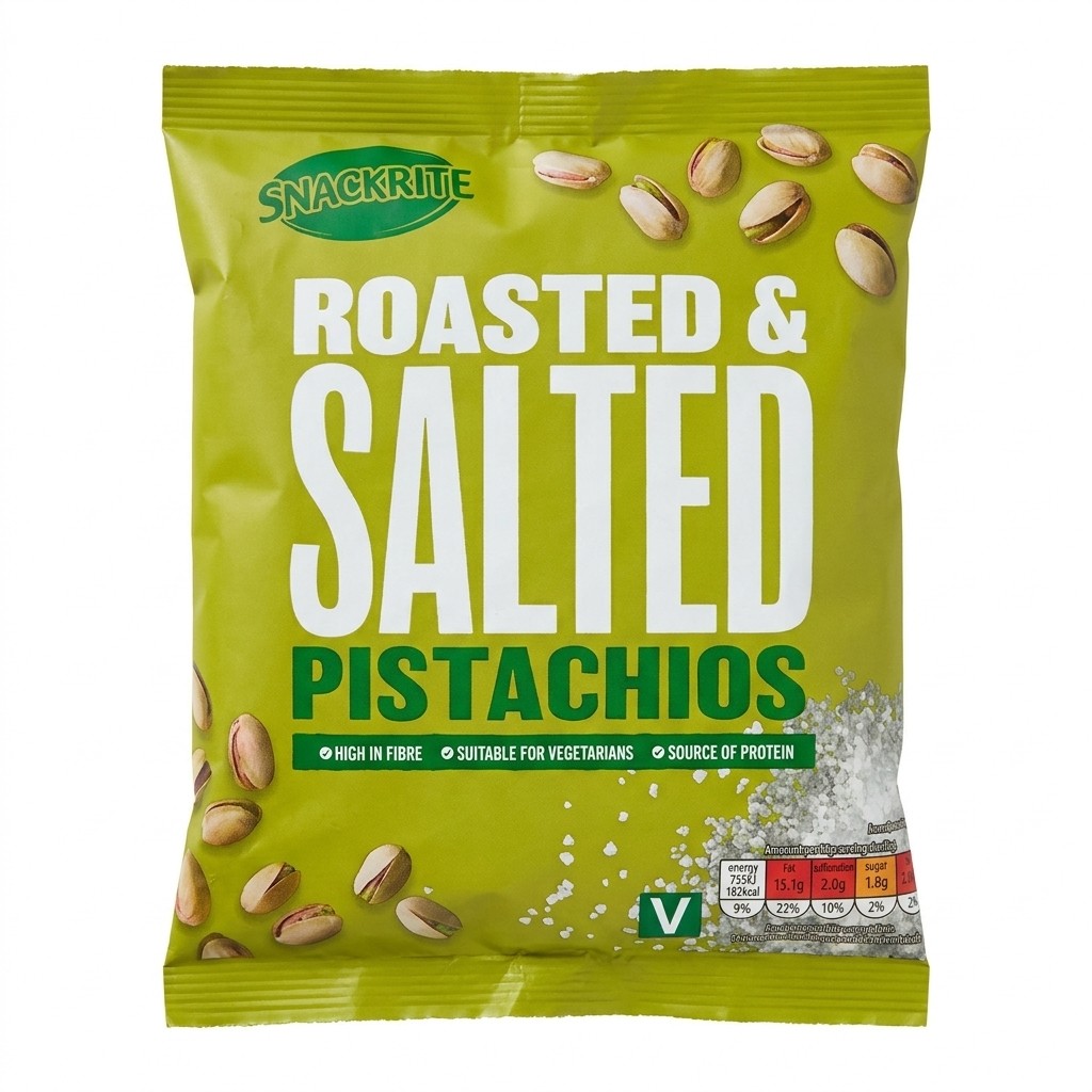 Snackrite Roasted & Salted Pistachios 200g