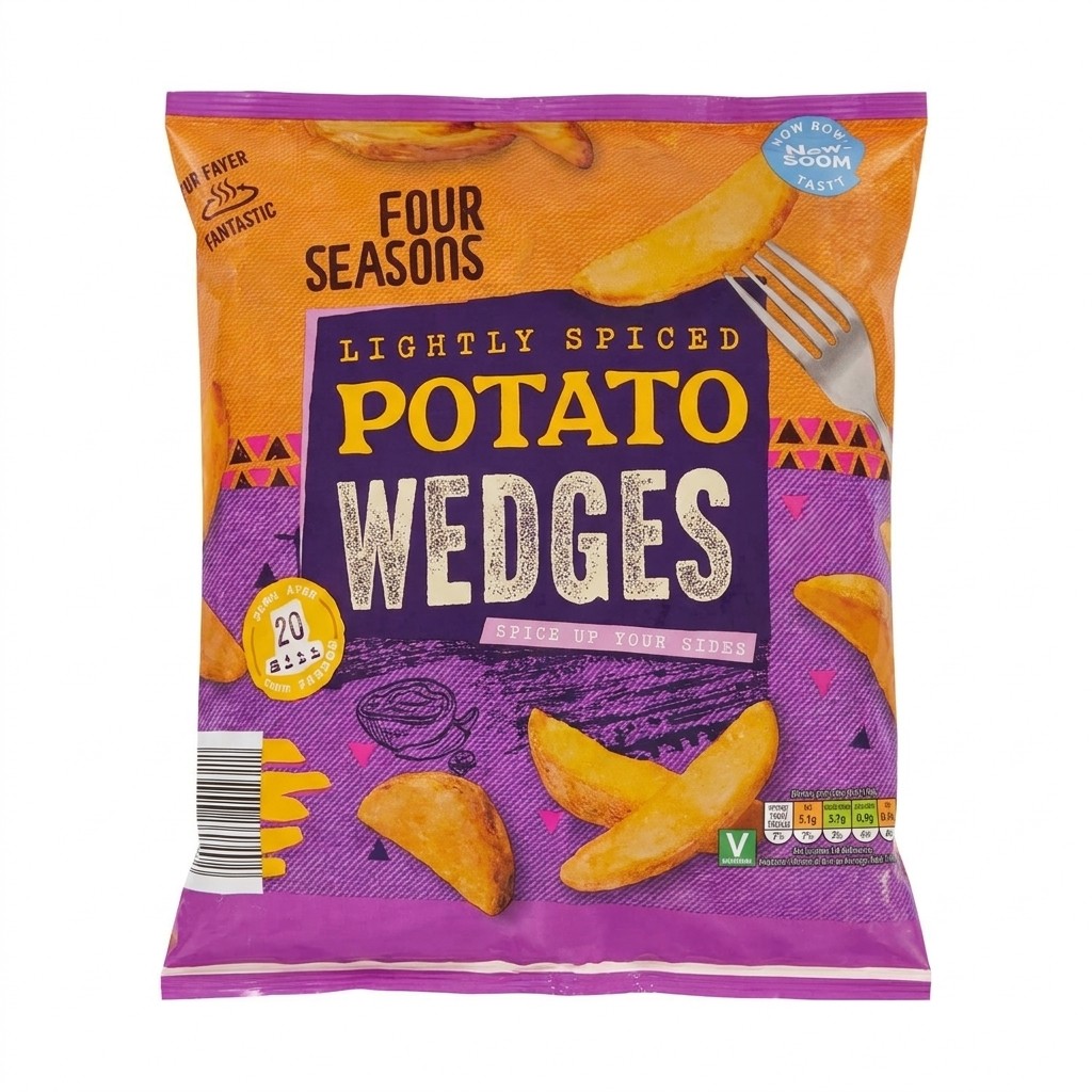 Four Seasons Lightly Spiced Potato Wedges 750g