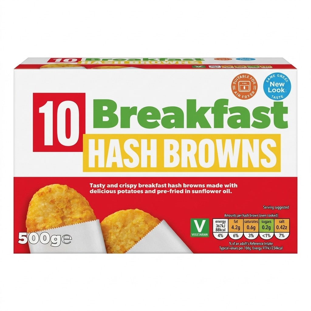 Oakhurst Breakfast Hash Browns 500g