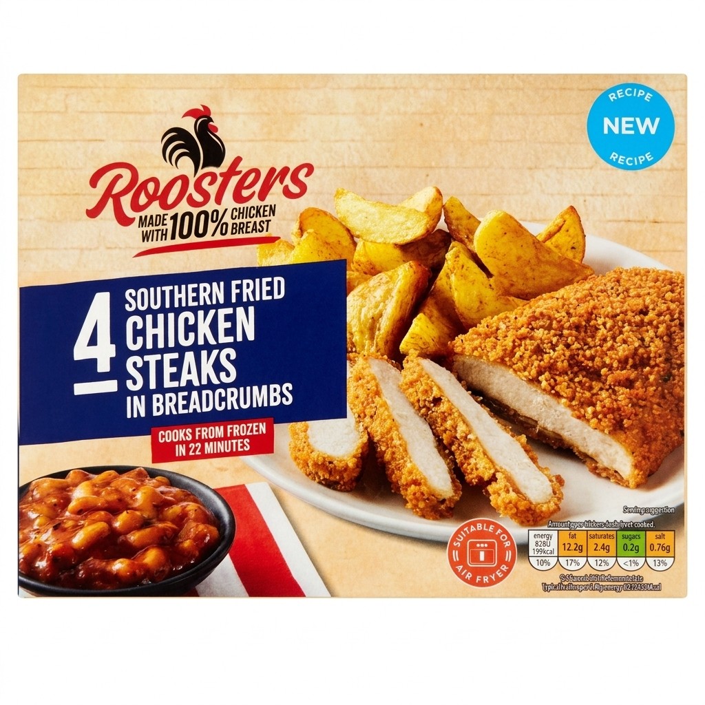 Roosters Southern Fried Chicken Steaks 380g