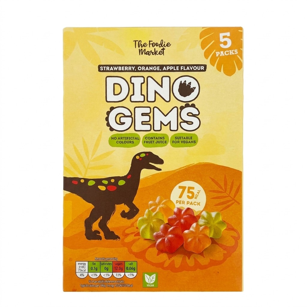 The Foodie Market Dino Gems 100g