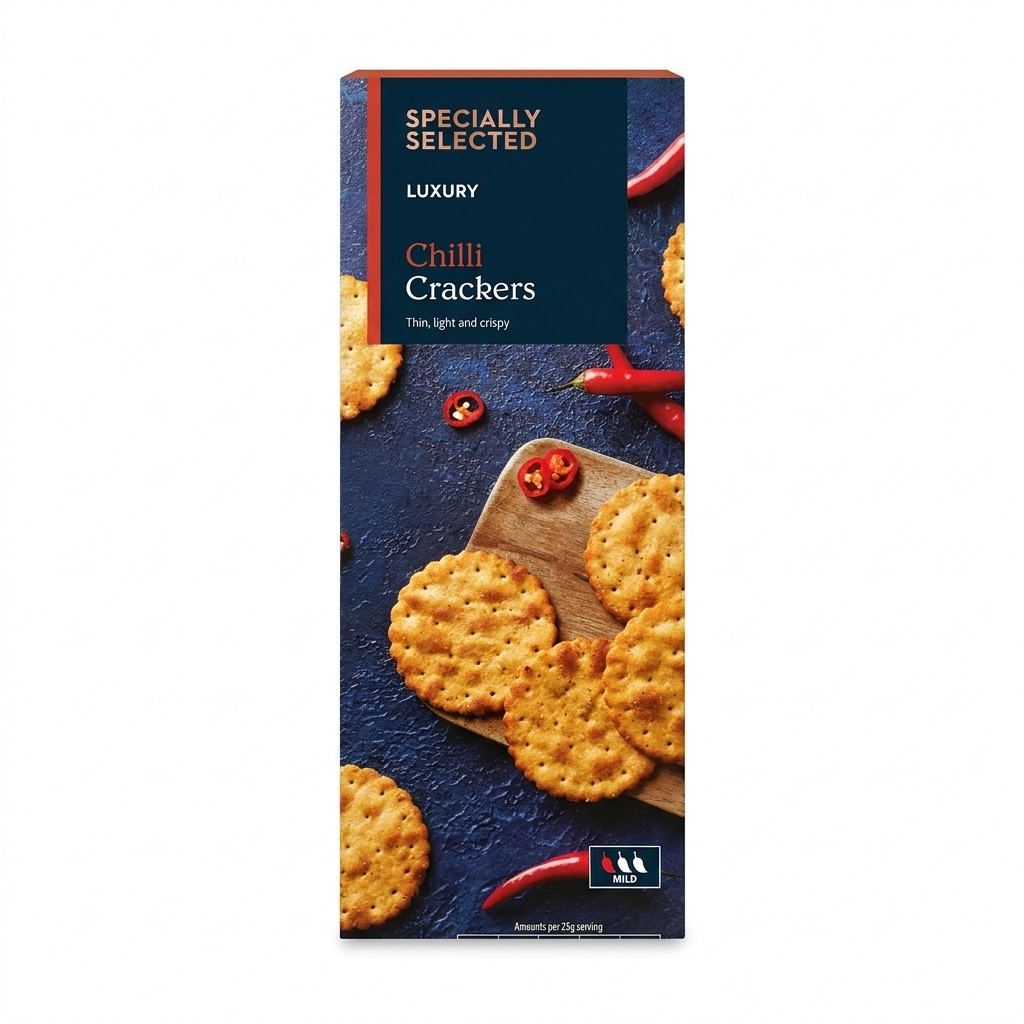 Specially Selected Chilli Crackers 185g