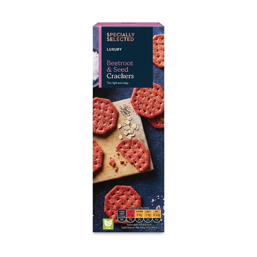 Specially Selected Beetroot & Seed Crackers 170g