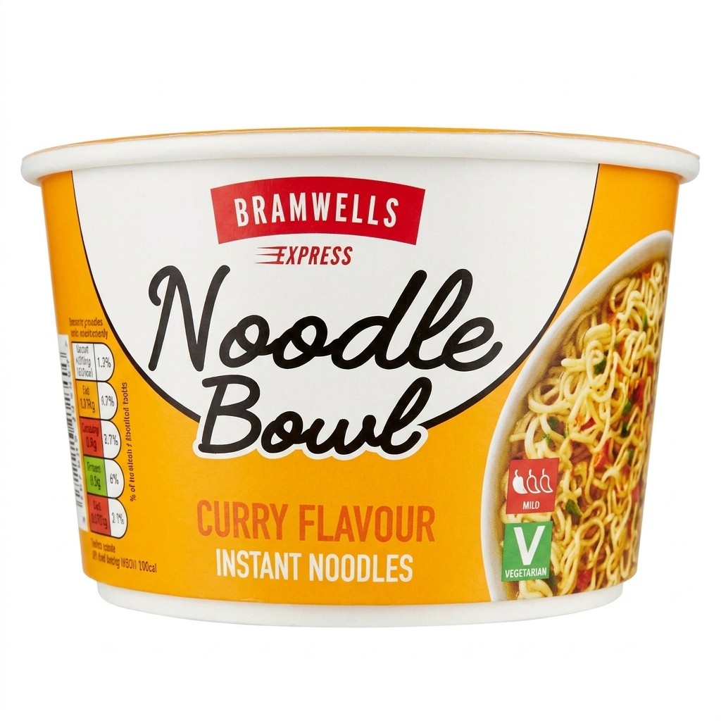 Bramwells Noodle Bowl Curry Flavour 85g