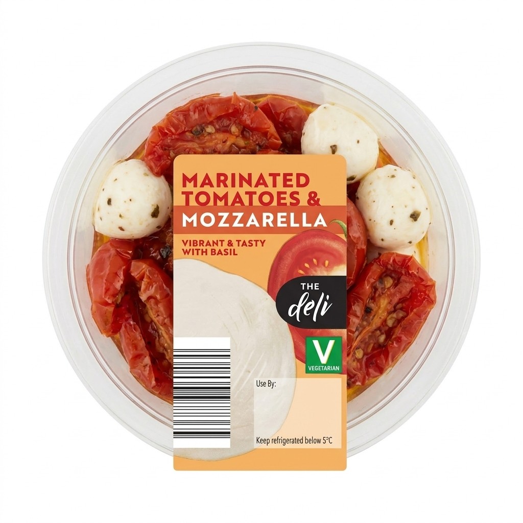 The Deli Marinated Tomatoes & Mozzarella 150g