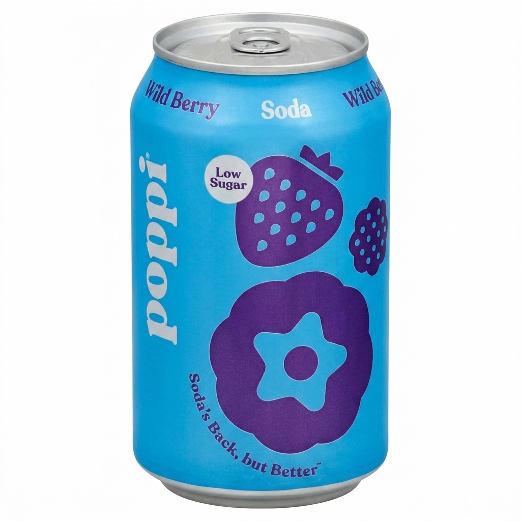 Poppi Wild Berry Soda 330ml