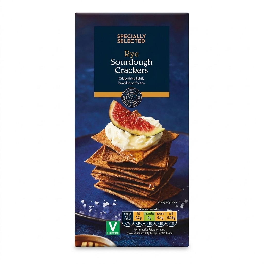 Specially Selected Rye Sourdough Crackers 130g