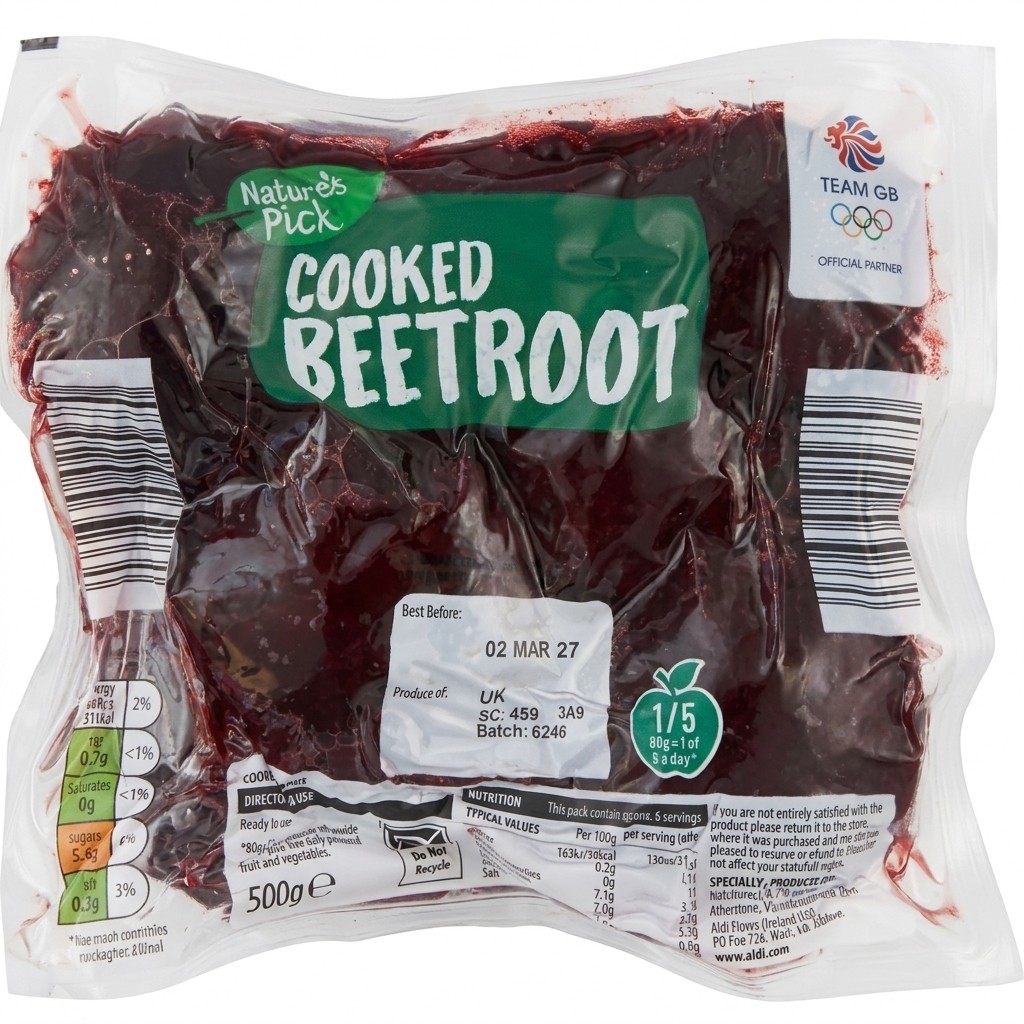 Nature's Pick Cooked Beetroot 500g