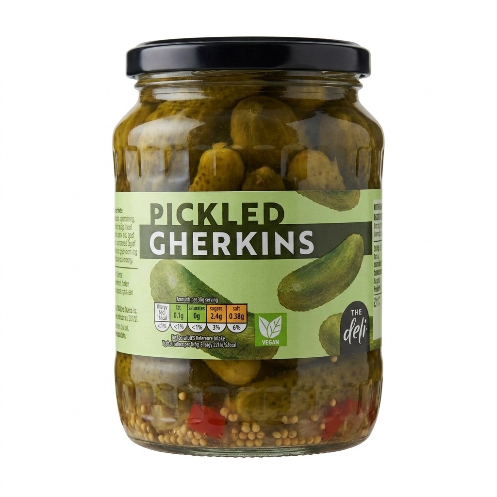 The Deli Pickled Gherkins 670g