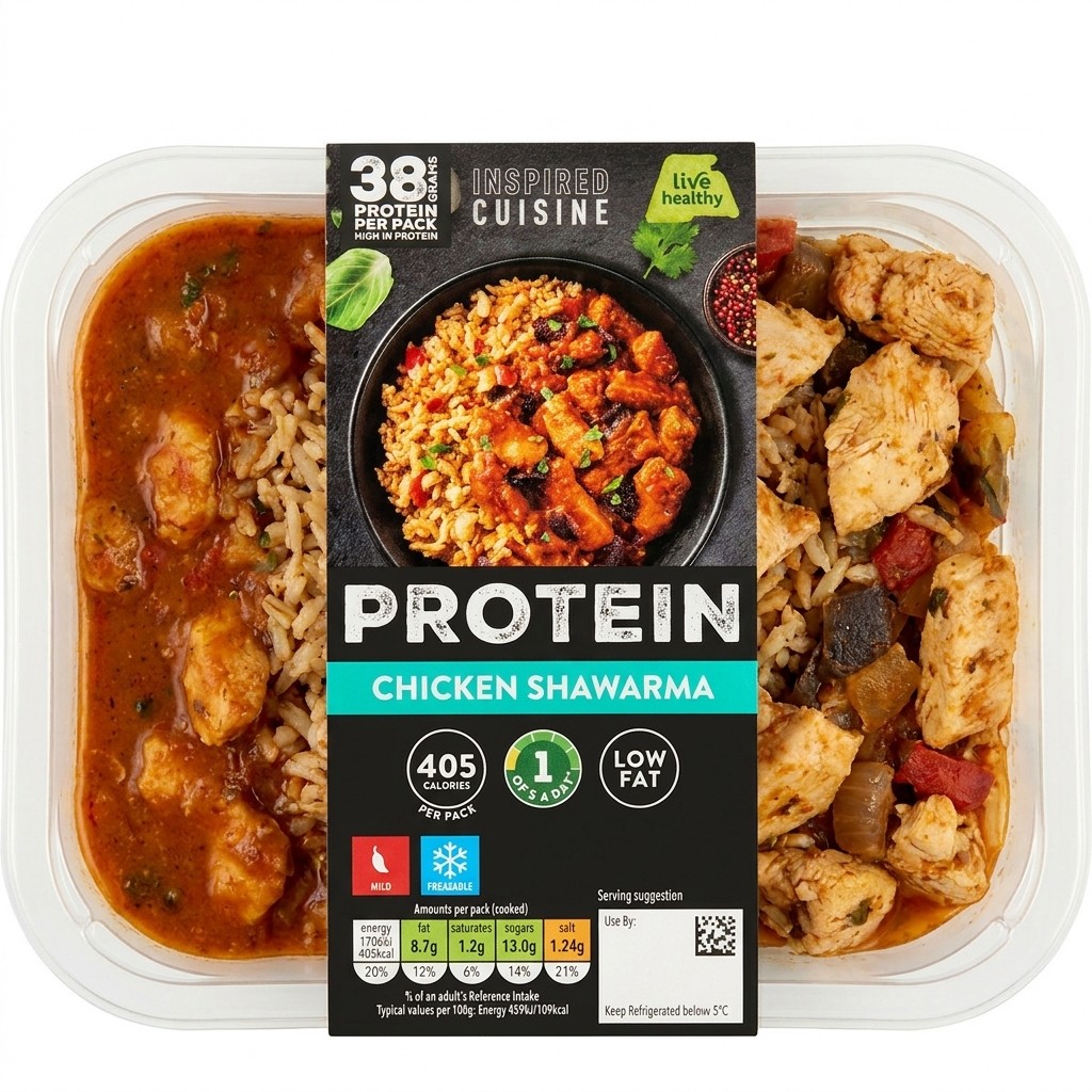 Inspired Cuisine Protein Chicken Shawarma 380g