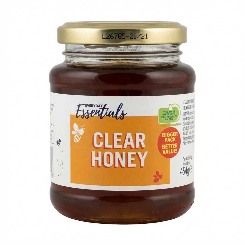 Everyday Essentials Clear Honey 454g