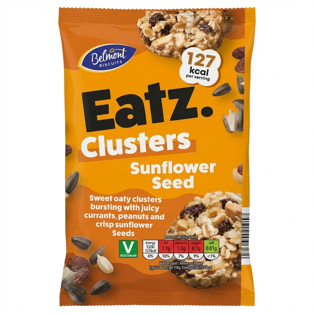 Belmont Eatz Clusters Sunflower Seed 150g