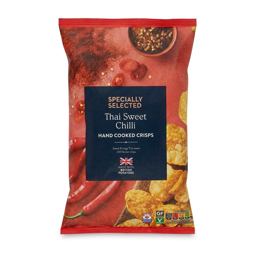Specially Selected Thai Sweet Chilli Crisps 150g
