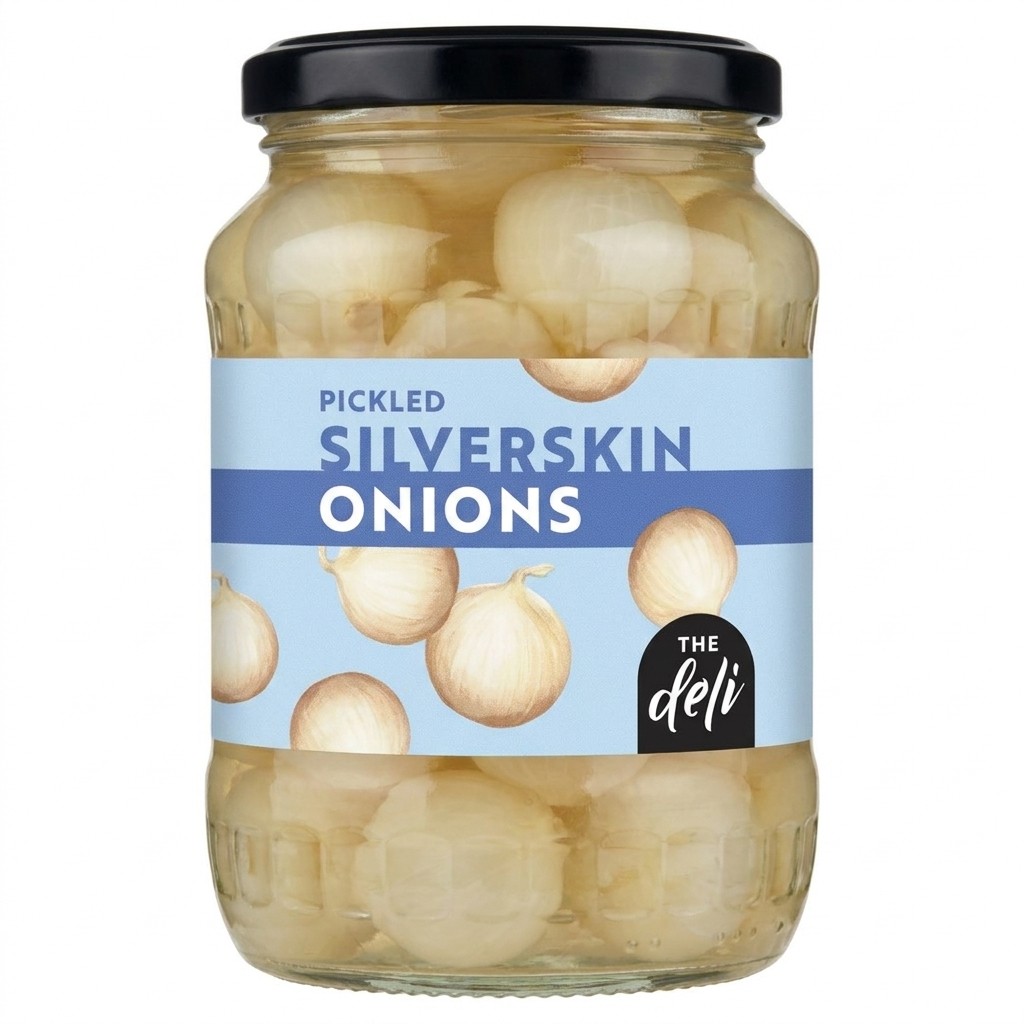 The Deli Pickled Silverskin Onions 320g