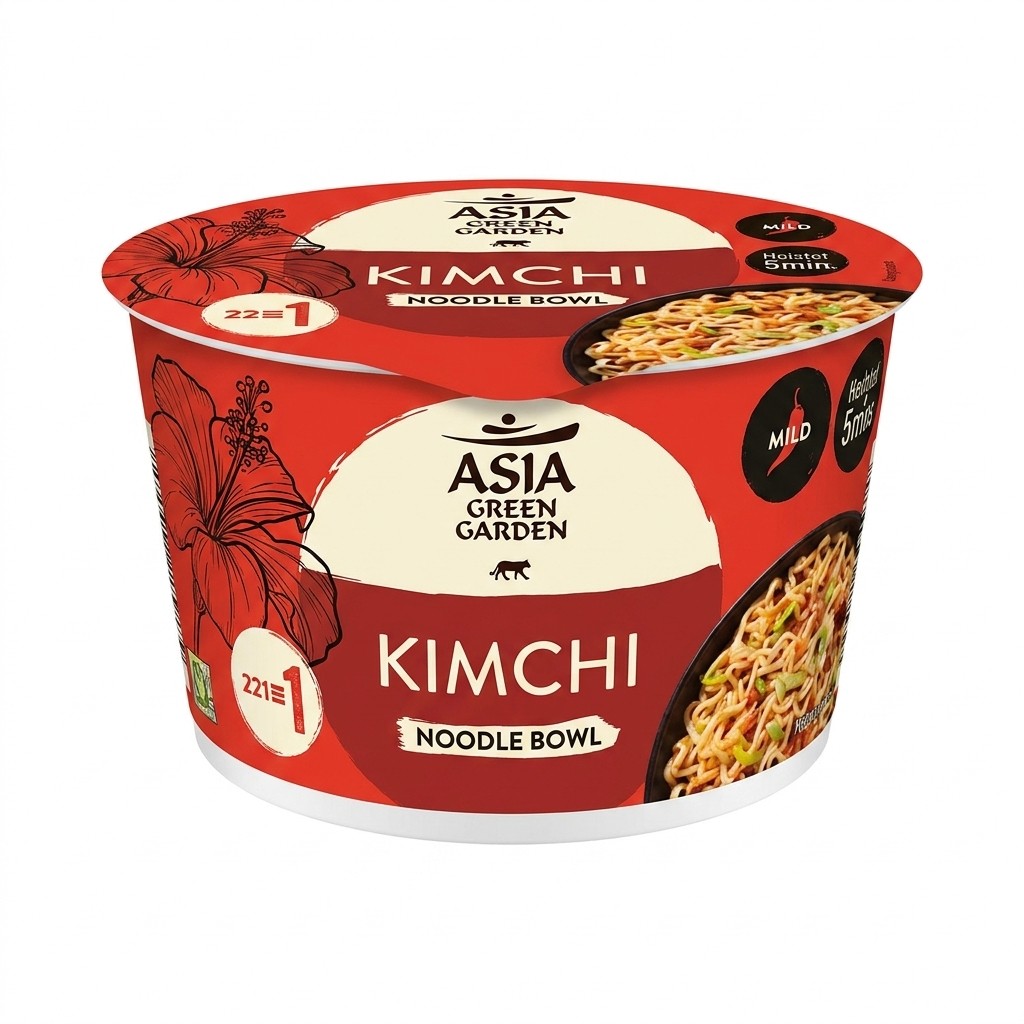 Asia Green Garden Kimchi Noodle Bowl 88g