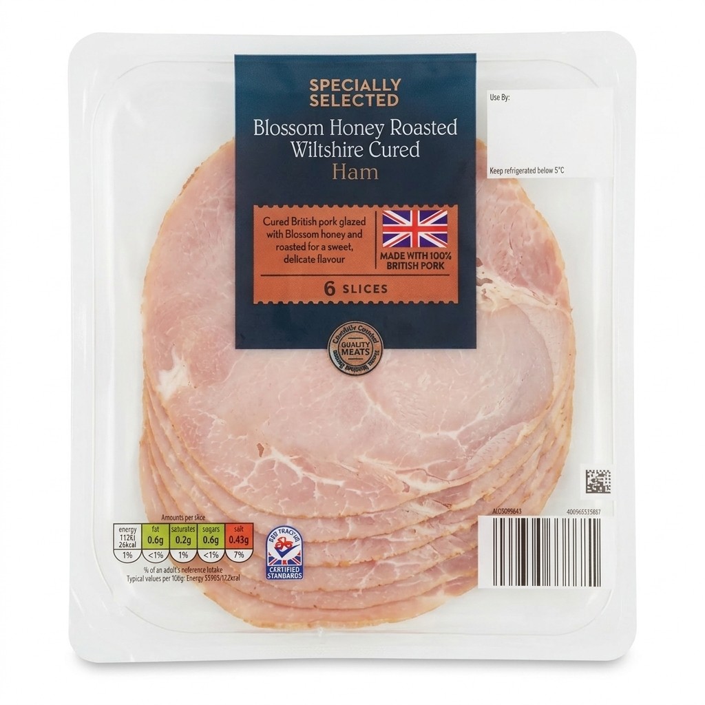 Specially Selected Blossom Honey Roasted Wiltshire Cured Ham 120g