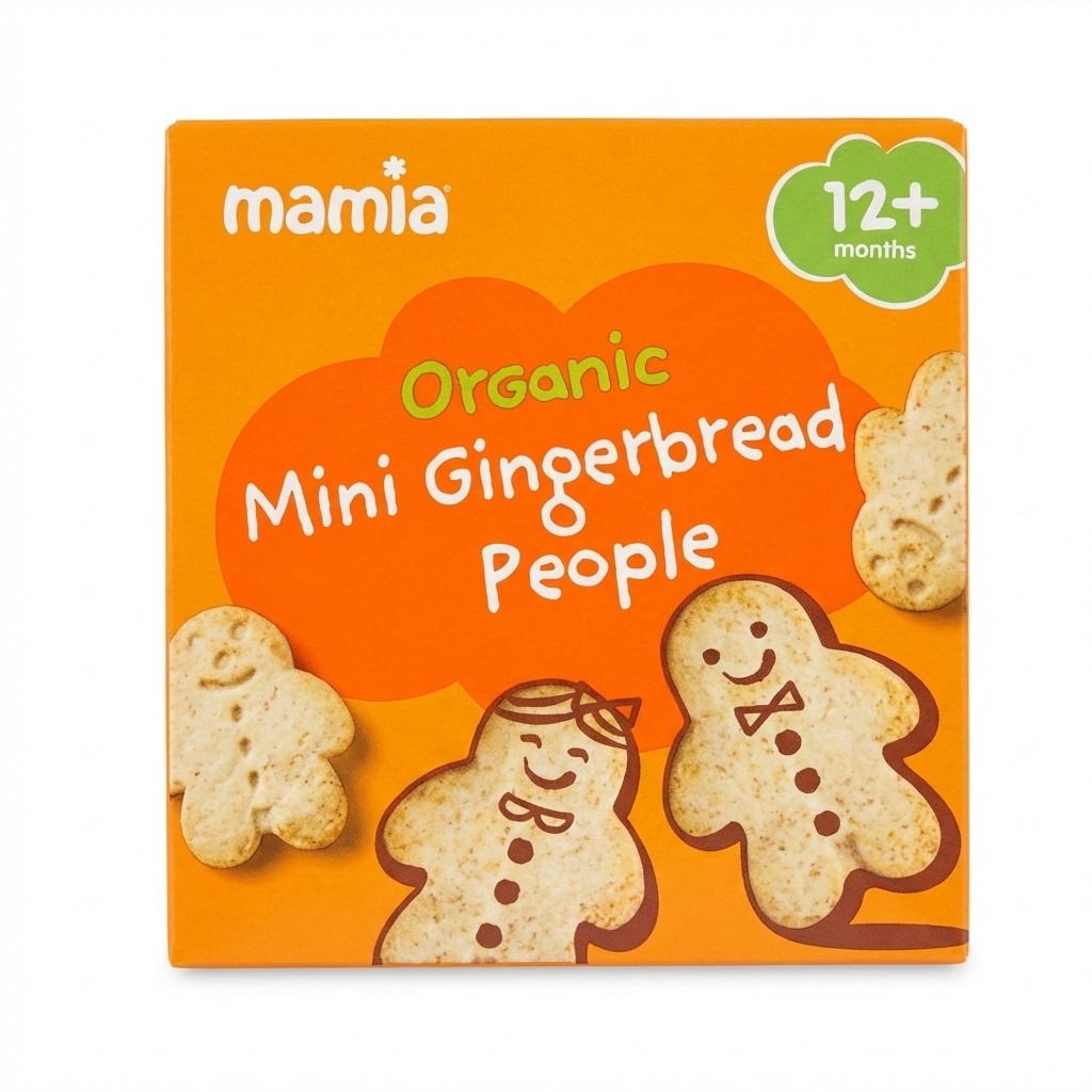 Mamia Organic Mini Gingerbread People 100g