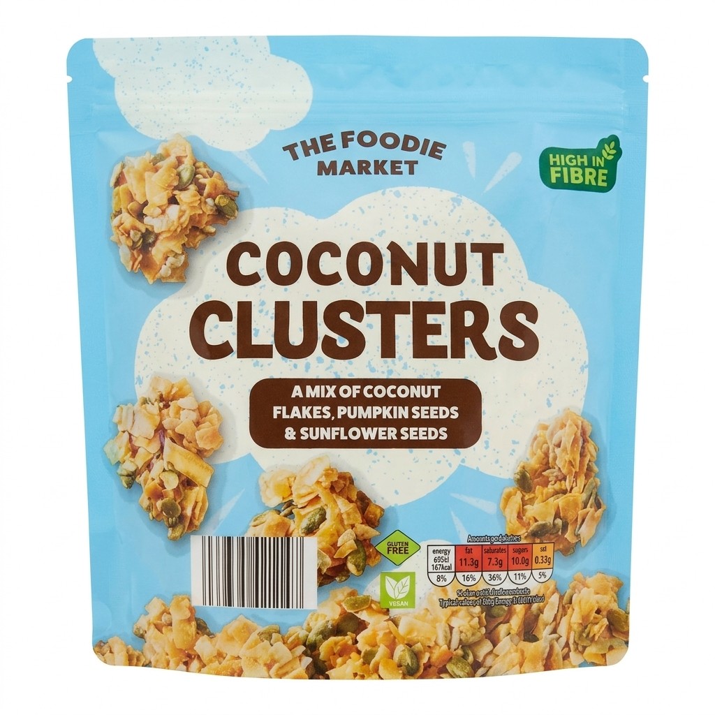 The Foodie Market Coconut Clusters 200g