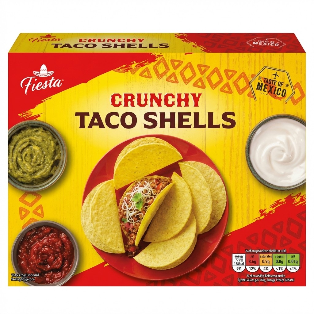 Fiesta Crunchy Taco Shells 158g