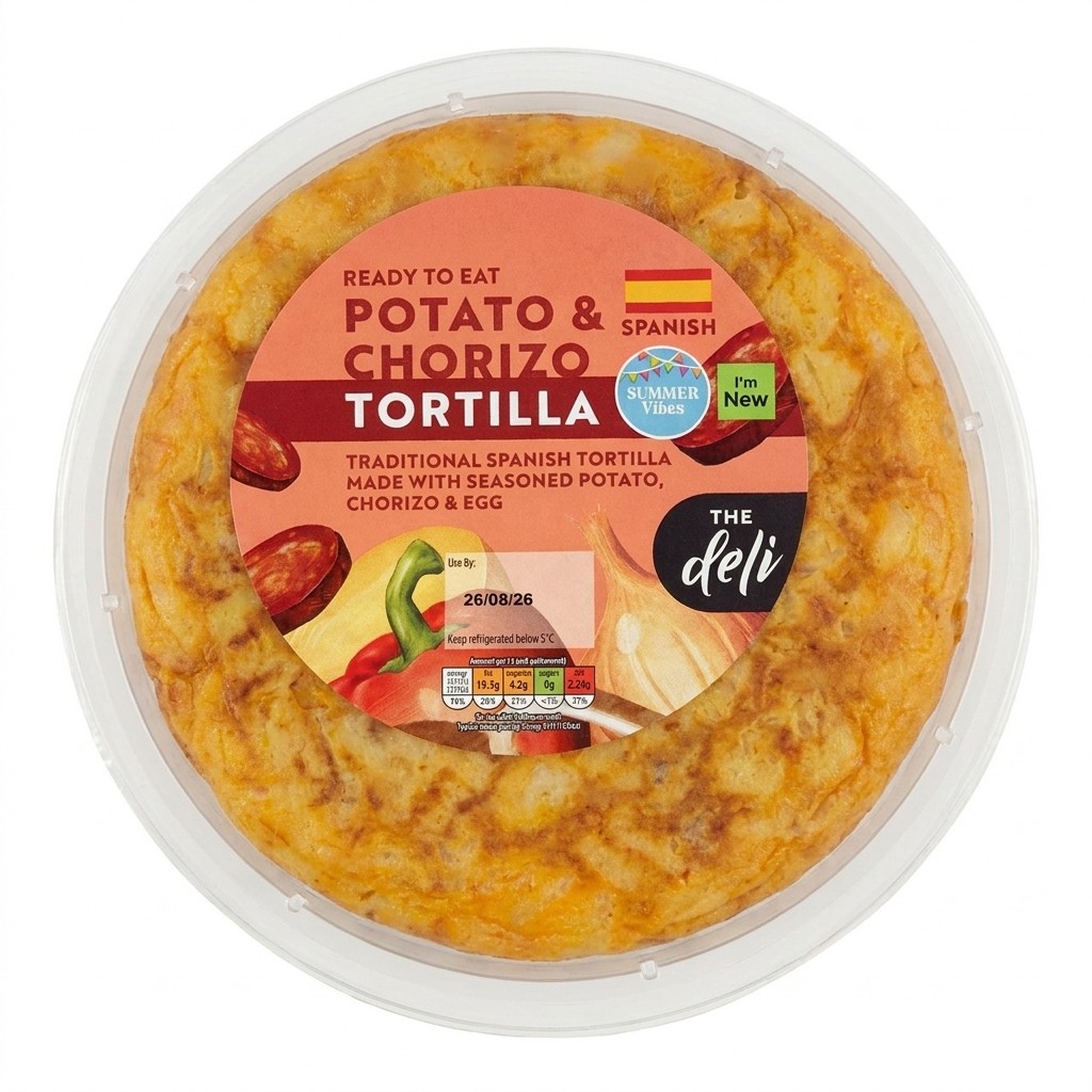 The Deli Potato & Chorizo Tortilla 500g
