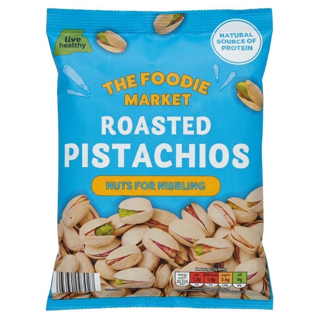 The Foodie Market Roasted Pistachios 250g