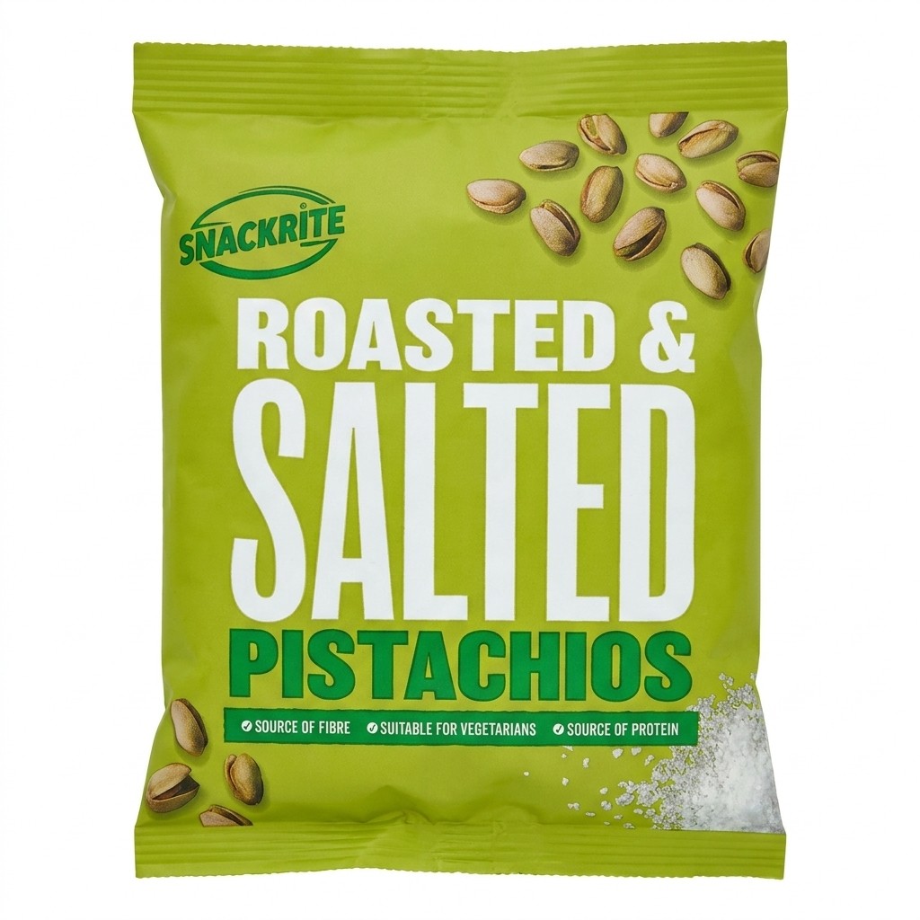 Snackrite Roasted & Salted Pistachios 250g