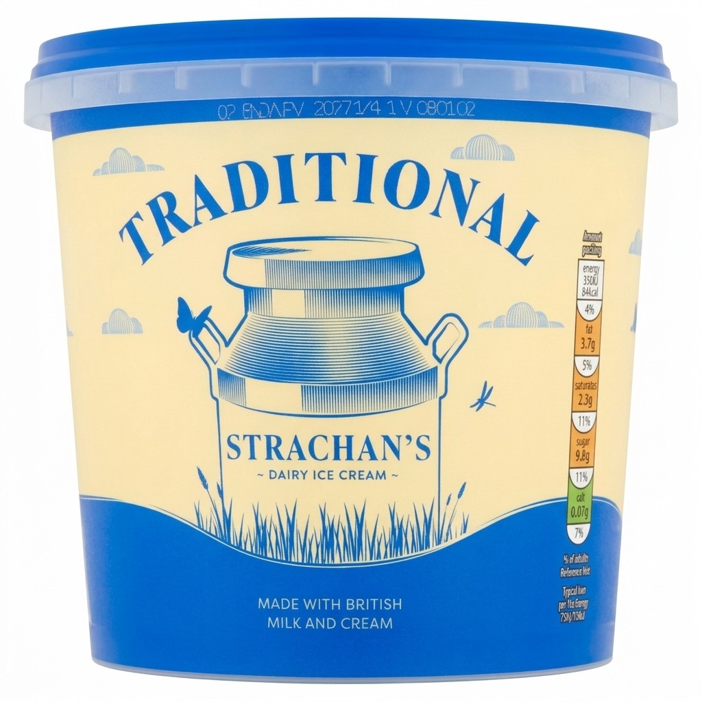 Strachan's Traditional Dairy Ice Cream 1L
