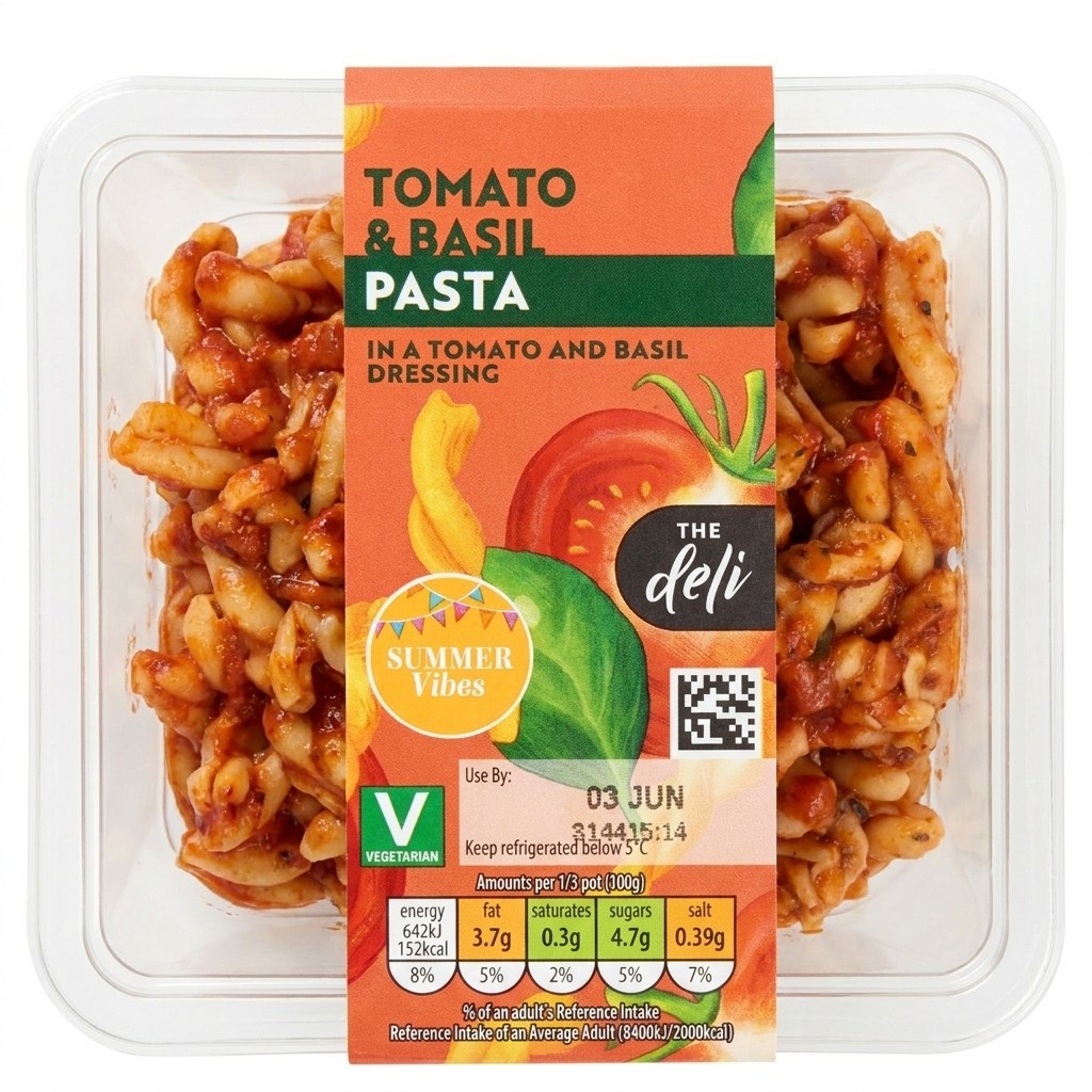 The Deli Tomato & Basil Pasta 300g