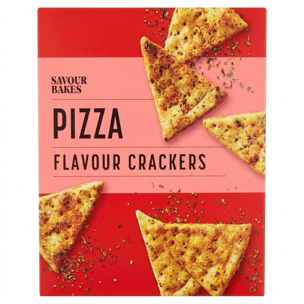 Savour Bakes Pizza Flavour Crackers 170g
