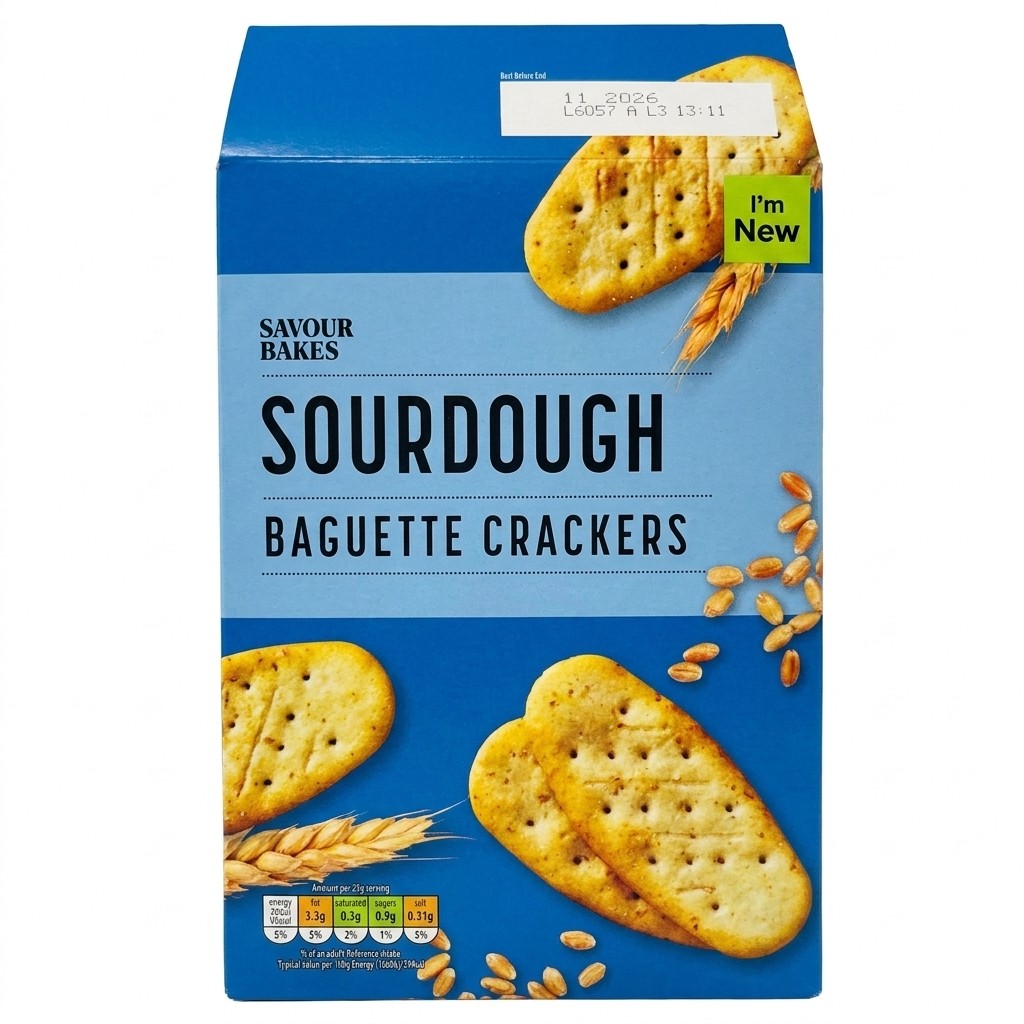 Savour Bakes Sourdough Baguette Crackers 170g