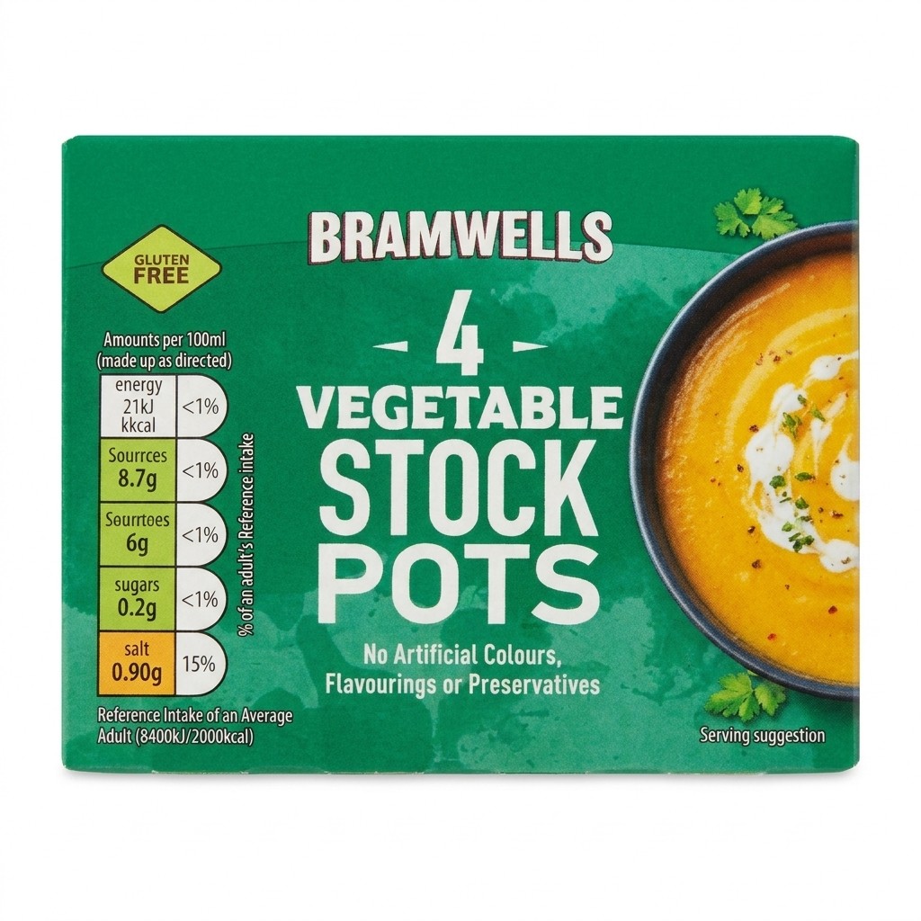 Bramwells Vegetable Stock Pots 96g