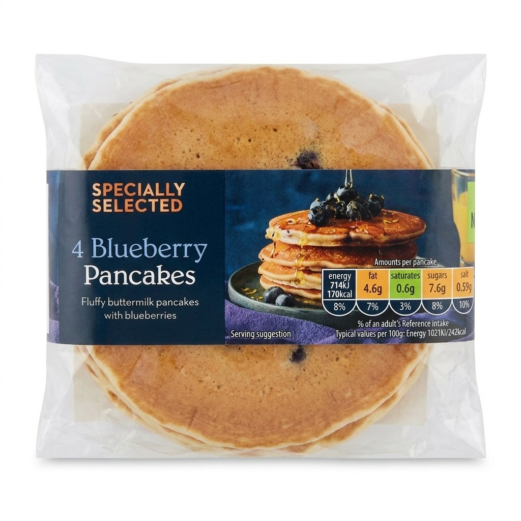 Specially Selected Blueberry Pancakes 4pcs